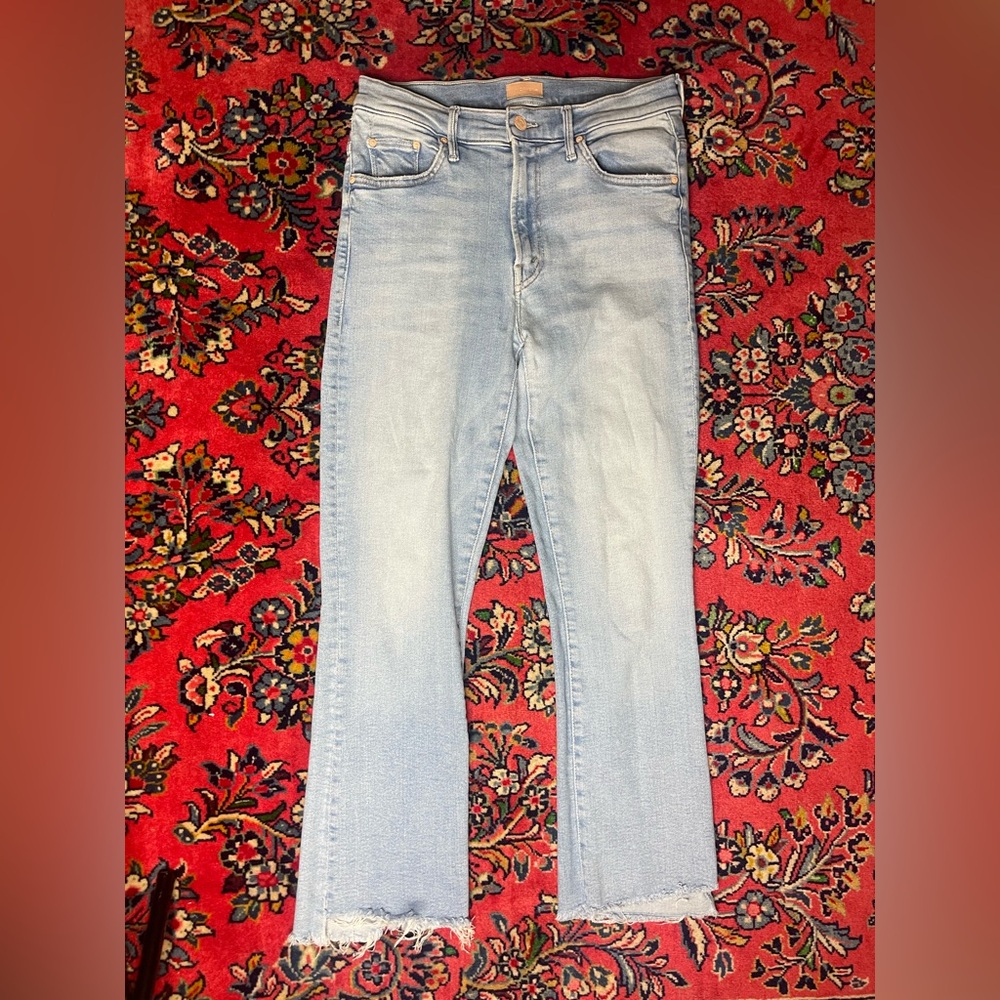 MOTHER - The Insider Crop Step Fray Limited edition Jean Size 28